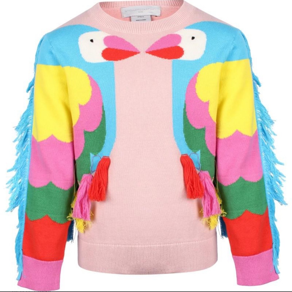 Stella McCartney Kids Multicolor Parrot Sweater Size 6 Years